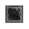 Socket outlet BS Without imprint Silk Black - Millenium
