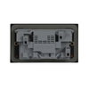 Socket outlet BS with USB Power Socket Outlets - British acc. to BS1363 Silk Black - Millenium