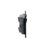 Socket outlet BS with USB Power Socket Outlets - British acc. to BS1363 Silk Black - Millenium