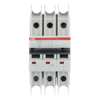 Miniature Circuit Breaker - SU200M - 3P - 63 A - K - (400 V AC) 11.2 kA