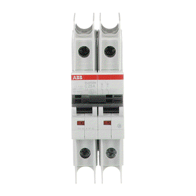 Miniature Circuit Breaker - SU200M - 2P - 25 A - C - (400 V AC) 11.2 kA