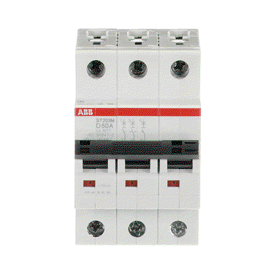 Miniature Circuit Breaker - ST200M - 3P - 50 A - D
