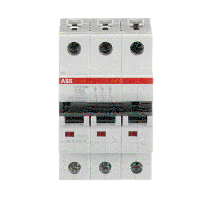 Miniature Circuit Breaker - ST200M - 3P - 8 A - C