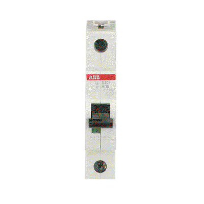 Miniature Circuit Breaker - S200 - 1P - 10 A - B - (AC) 6 kA