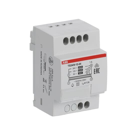 TS24/8-12-24 Non-inherently short-circuit proof bell transformer