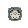 SCHUKO® socket insert grey metallic - Platform 63
