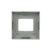 Cover plate with legend Symbols "play, up, down, ok" for Time switch, Room temperature controller, CO2-sensor Central cover plate stainless steel - Pure Stainless Steel