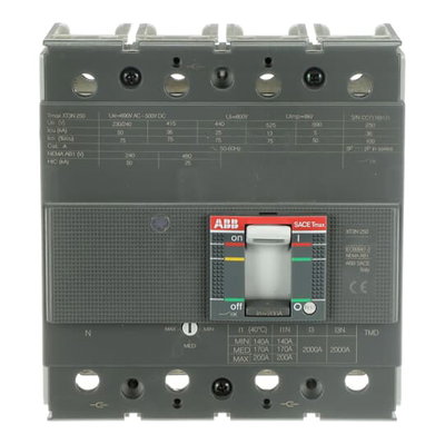 XT3N 250 TMD 200-2000 4p F F InN=100%