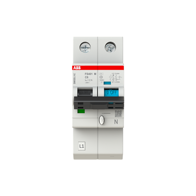 FS401M-C6/0.1 Residual Current Circuit Breaker with Overcurrent Protection