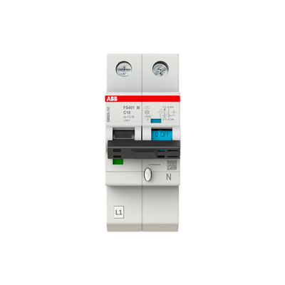 FS401M-C10/0.1 Residual Current Circuit Breaker with Overcurrent Protection