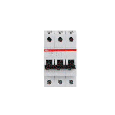 Miniature Circuit Breaker - S200 - 3P - 6 A - K - (AC) 6 kA