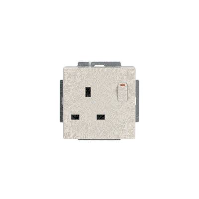 Socket Outlets without claw ivory white - Platform 63