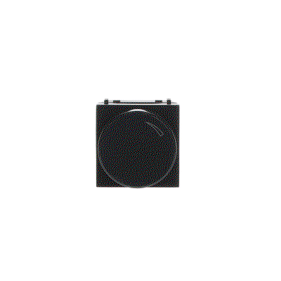 Dimmer 1-gang Anthracite Polished - Millenium