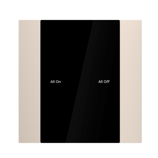YUB/U1.0.1-411 Control Element, 1/2-fold, Champagne Gold, FM