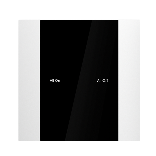 YUB/U1.0.1-001 Control Element, 1/2-fold, White, FM