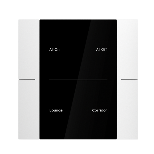 YUB/U2.0.1-001 Control Element, 2/4-fold, White, FM