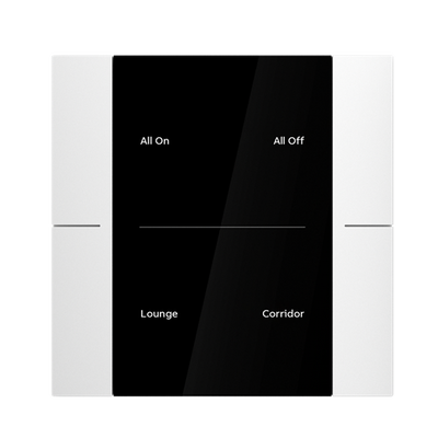 YUB/U2.0.1-001 Control Element, 2/4-fold, White, FM