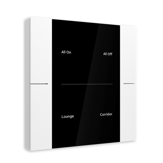 YUB/U2.0.1-001 Control Element, 2/4-fold, White, FM – Görsel 2 / 3
