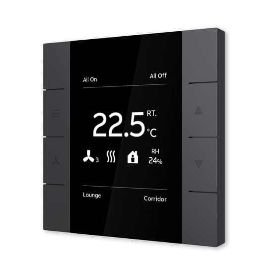YUBR/U4.0.1-131 Room Temperature Controller with 2/4-fold Control Element, Silver, FM – Görsel 3 / 3