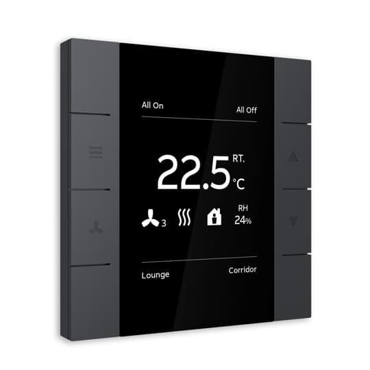 YUBR/U4.0.1-131 Room Temperature Controller with 2/4-fold Control Element, Silver, FM – Görsel 2 / 3
