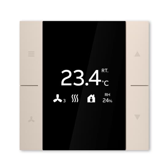 YUBR/U0.0.1-411 Room Temperature Controller, Champagne Gold,FM
