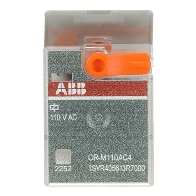CR-M110AC4 Pluggable interface relay 4c/o, A1-A2=110VAC, 250V/6A