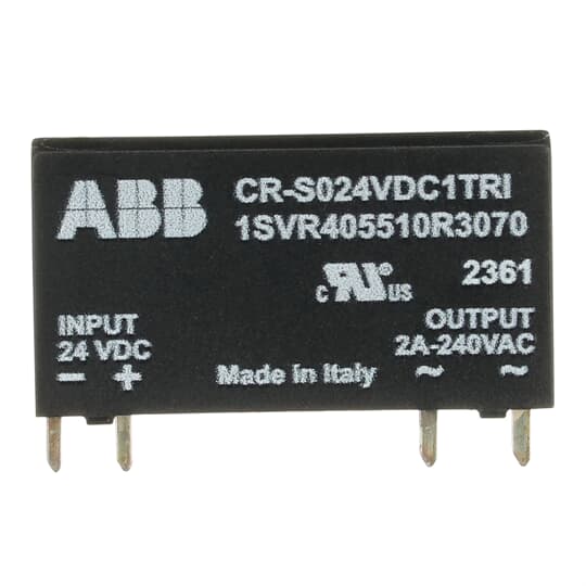 CR-S024VDC1TRI Pluggable optocoupler Input= 24 V DC, Output= 2 A/240 V AC – Image 2 of 3