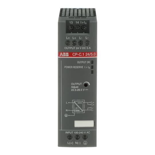 CP-C.1 24/5.0-C Power supply In:100-240VAC/90-300VDC Out:DC 24V/5A – Image 2 of 3