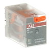 CR-M120AC2L Pluggable interface relay 2c/o, A1-A2=120VAC, 250V/12A, LED
