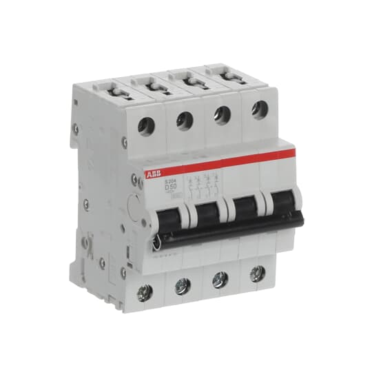 Miniature Circuit Breaker - S200 - 4P - 50 A - D - (AC) 6 kA