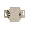 Flush Mounted Inserts UAE Cat 6 RJ45 8(8) Inclined version 1gang white