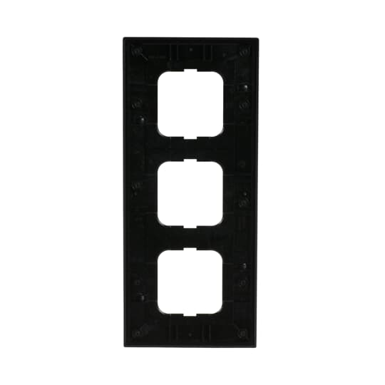 Cover frame 3-gang(s) antique brass decor ivory white - Busch-Dynasty – Görsel 2 / 4
