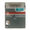 CR-U024DC3LD Pluggable interface relay 3c/o, A1-A2=24 VDC, 250V/10A, LED, diode