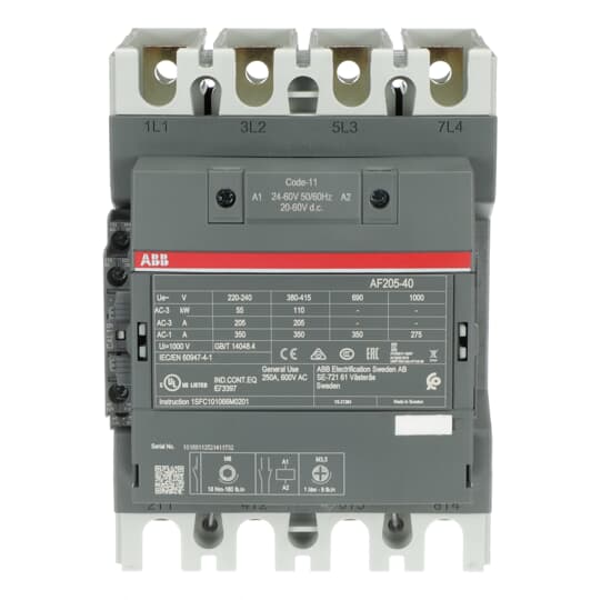 AF205-40-11-11 Contactor – Image 2 of 3