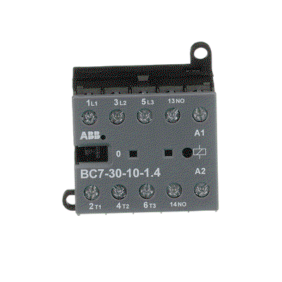 Mini Contactor BC7 24 V DC - 3 NO - 0 NC - Screw Terminals
