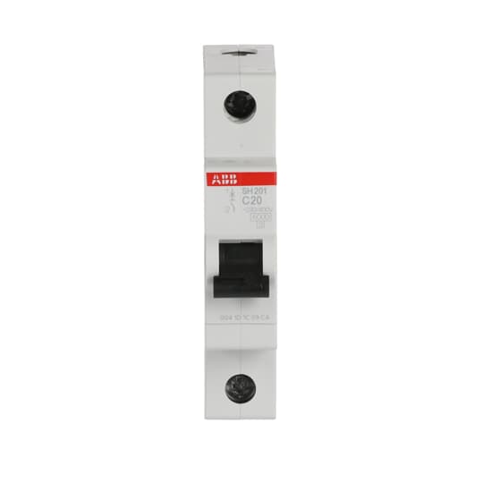 Miniature Circuit Breaker - SH200 - 1P - 20 A - C - (AC) 6 kA