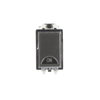 Switch 1-way Double Pole 1 gang(s), 2-pole switch with LED not exchangeable Stainless steel - Millenium
