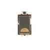 Switch 1-way Double Pole 1 gang(s), 2-pole switch with LED not exchangeable Antique Gold - Millenium