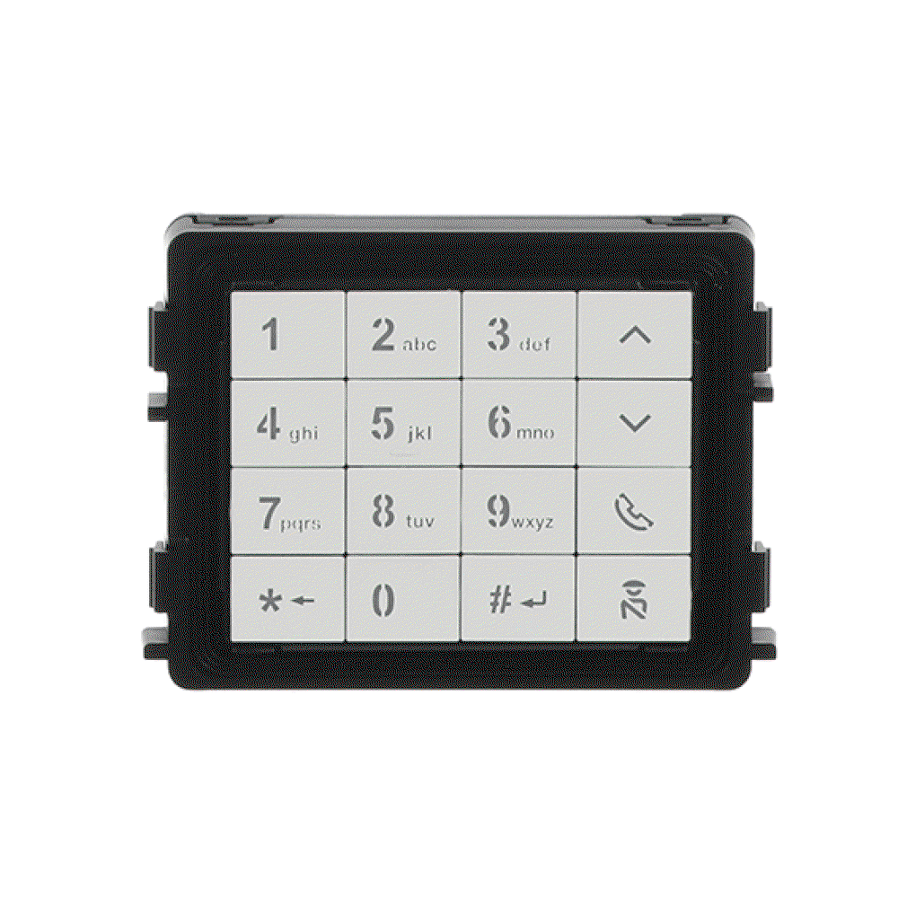 Keypad module, white, Pincode