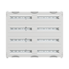 SMISSLINE TP base unit vertikal module, 600 mm x 750 mm x 215 mm , 4 rows , 0 GU , Field width: 3