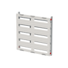 SMISSLINE TP base unit vertikal module, 750 mm x 750 mm x 215 mm , 5 rows , 1 GU , Field width: 3