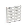 SMISSLINE TP base unit vertikal module, 750 mm x 750 mm x 215 mm , 5 rows , 1 GU , Field width: 3