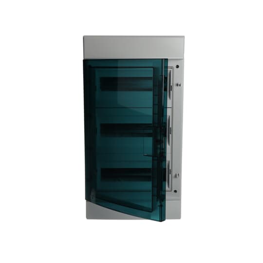 Consumer unit  MISTRAL65, Surface mounted, 36 modules, 3 row(s), IP65,  Door: Single, Plastic, Transparent, Dimensions: 600 mm x 320 mm x 155 mm