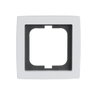 Cover frame 1-gang studio white - solo