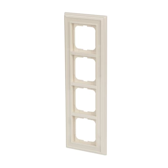 Cover frame 4-gang(s) ivory white - Busch-Dynasty – Görsel 4 / 4