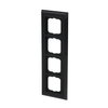 Cover frame 4-gang anthracite - Busch-Dynasty