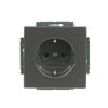 SCHUKO® socket insert Safety Shutter grey metallic - Platform 63