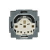 SCHUKO® socket insert Safety Shutter without claw stainless steel - Pure Stainless Steel