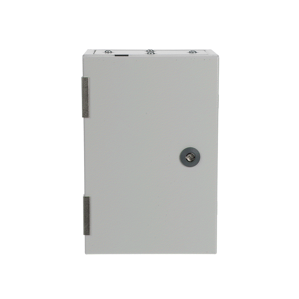 ENCLOSURE BL.DOOR+PLATE300X200X150 7035