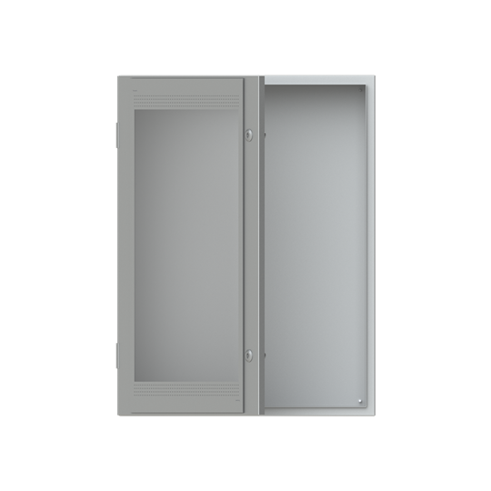 ENCLOS. GLASS DOOR ST.STEEL 800X600X250